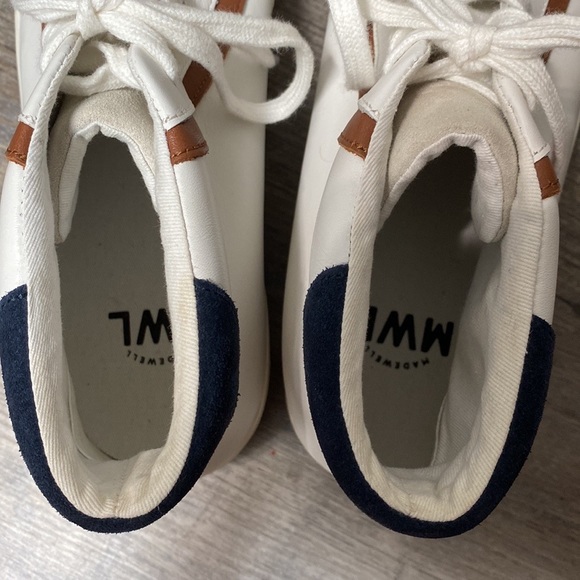 Madewell Sidewalk High-Top Sneakers in Colorblock Leather - Picture 13 of 14